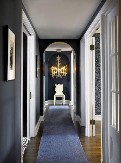 hallways house beautiful silver metallic|best hallway designs.